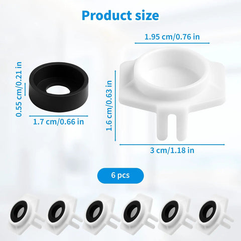 Tub Spout Repair Kit 101237 Six Pack Cup Seal And Diverter Gate Replacement size details for Moen 3800