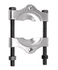 Bearing Separator Tool 0 To 4 And A Quarter Inch For Removing Generator Gears And Bearings, silver finish, threaded holes visible