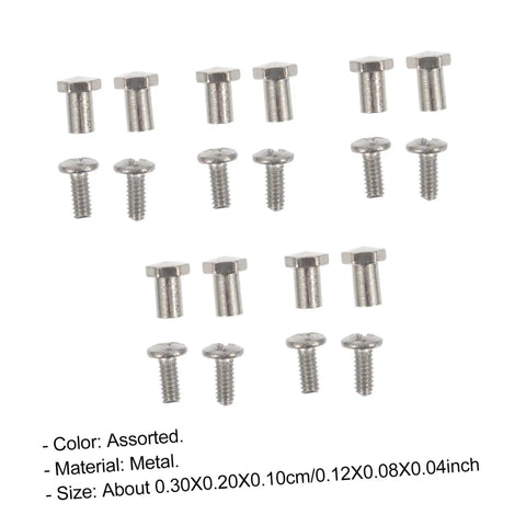 Eyeglasses Repair Kit With Replacement Screws And Screwdriver For Sunglasses And Glasses, metal screws assortment