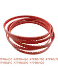 Heavy Duty Timing Belt For 3D Printers And Robotics Featuring Heat Resistant Build And Smooth Power Transfer Made For Atp10 Machines, assorted sizes.