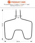 Oven Bake Element Replacement WB44K5012 For GE Hotpoint Kenmore Ranges, dimensions 19.3 x 18.1 x 4 in, shown with measurements.