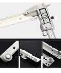 Full Extension Telescopic Drawer Slides With Hydraulic Dampers For Ultra Smooth Close Built To Last Heavy Duty Ball Bearings 10 Inch detail