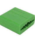 High Performance Fiber Optic Cable Center Bundle Stripper With Eight Size Options For Open Tubes, green plastic design, efficient for fiber optic jobs.