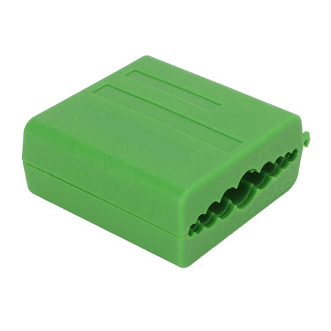 High Performance Fiber Optic Cable Center Bundle Stripper With Eight Size Options For Open Tubes, green plastic design, efficient for fiber optic jobs.