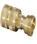 Heavy Duty Brass Garden Hose Quick Connectors Male And Female Adapters Leak Proof Snap Fast Fitting for outdoor faucets
