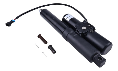 Hydraulic Tailgate Lift Actuator Replaces 99994-1167 For Kawasaki Mule Pro Dxt Dx Fxr Fxt with mounting hardware view.
