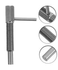 Heavy Duty Retractable Indexing Plunger Pin With L Handle Stainless Steel Spring Lock Pin Adjustable Safety Plunger For Machinery close-up view