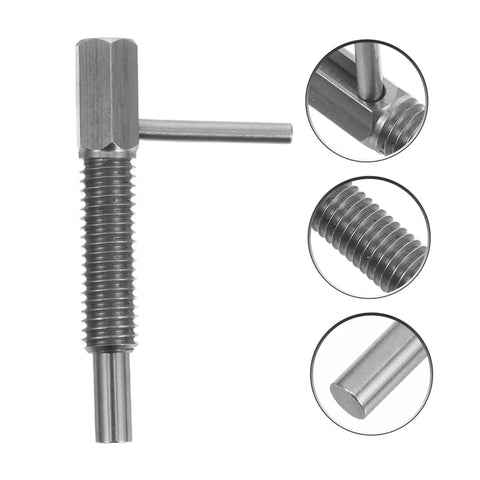 Heavy Duty Retractable Indexing Plunger Pin With L Handle Stainless Steel Spring Lock Pin Adjustable Safety Plunger For Machinery close-up view