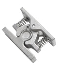 Spring Loaded Double Roller Door Latch With Strong Grip, Stainless Steel Black Touch Release Clamp For RV Cabinets, Camper Boat