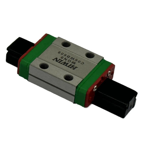 MGN9C Top Notch Linear Guide Rail And Block Set For CNC Machines And 3D Printers Compact Lightweight Stainless Steel Block And Rail Corrosion Resistant Gothic Arch Contact Design High Rigidity Smooth Motion Industrial Automation Part, close-up