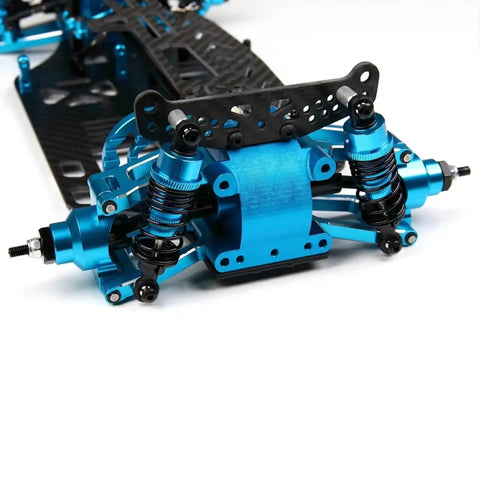 Rugged Aluminum And Carbon Chassis Frame Upgrade For TT01 One-Tenth Scale RC Cars, boost controllability, stability, balance