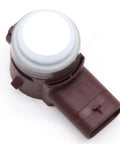 Bumper Parking Ultrasonic PDC Sensor Plug And Play Compatible With Tesla Model 3 And Model Y 2017 2023 OEM 1127502-11-D 112750211D 1127502-11 Front Or Rear Sensor, brown plastic