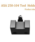 Front view of AXA 250-104 Quick Change Heavy Duty Boring Bar Holder for milling lathe tool post, steel construction