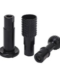 Pro Grade 3 Piece M10 Angle Grinder Rotary Sphere Burr Bit Set For Fast Wood Carving And Smooth Polish On Plastic Or Fiberboard.
