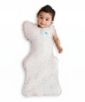Baby in Swaddle Up Transition Bag With Arms Up Design For Easy Arm Out Sleep, Ultra Breathable Cotton Sleep Sack For Spring And Summer