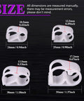 40 Piece Plastic Tube Clamps Kit With Four Sizes, Shut Off Hose Clamps For Tube Clips And Flow Control, Durable POM Plastic Clamp Set sizes displayed