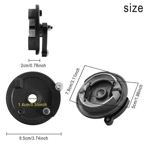 Beefed Up Heat Resistant Drum Brake Cover For Electric Scooters And Skateboards Front Drum And Swing Arm Replacement Part