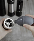 Using Air Blower Dust Cleaner Tool For Coffee Grinders Cameras Keyboards And Watches With Silicone Body Stainless Steel Nozzle AB5820 OS