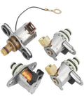 Transmission Solenoids Replacement Kit For Smooth Shifts And Boosted Driving Response G6T46571 Hydraulic Control For Automatic Transmissions Durable DIYer Ready Parts, close-up view of metallic solenoids