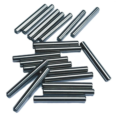 One Eighth Inch Dowel Pins Set, 20 Pieces, One Inch Long Metal Shelf Pins, Alloy Steel Wood Dowel Pins For Shelves And Bunk Beds