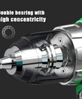 Heavy Duty Brushless Impact Wrench 16 Volt Cordless Power Tool Crushing 380 Nm Torque showing double bearing mechanism.