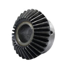 Zero Fuss Heavy Duty Steel Motor Pinion Gear With 2 Point 5 Module Bevel Shape featuring precise keyway for gearboxes.