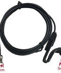 Window Clip Mount For Handheld Antenna With 10Ft RG174 Coax Cable No Drill Car Bracket BNC Female To BNC Male Connector