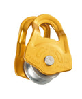 Ultra Compact Rope Pulley For Hauling And Deviations, Lightweight 75 g, Swinging Side Plates Make Rope Setup A Breeze, Yellow