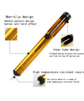 Close-up of desoldering pump from the All In One Soldering And Desoldering Tool Kit 11 Piece Set with design features