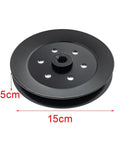 Heavy Duty Drive Pulley Am126129 For Tractors With Metal Build Superior Durability And Stable Performance To Replace Worn Parts, 15cm diameter.