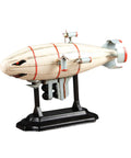 Airship Diecast Model with Stand for Home Office Decor Dope Retro Statue Perfect for Shelf TV Cabinet Cafe Bar White Large Size L