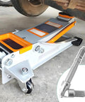 Heavy-Duty 12mm Universal Joint Drop Shaft For Horizontal Floor Jack with adjustable angle head for maintenance