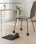 Self Adhesive EVA Furniture Leg Pads For Floor Protection Black Glides For Hardwood And Tile Quiet Cushions in room