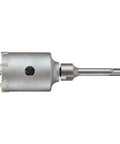 4-3/8 In Carbide SDS-Plus Speedcore Thin-Wall Core Bit for masonry with ejector hole and tungsten teeth, side view