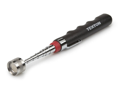 8-Lb Lift Capacity Telescoping Magnetic Pickup Tool with Extendable Shaft Shielding Collar and Nonslip Grip