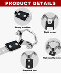 Heavy Duty Exhaust Hanger Kit Two Pack Universal Flexible Muffler Bracket With Anti Vibration Design product details