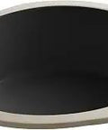 "Angle view of Verticyl Round Undercounter Lavatory With Vitreous China, No Faucet Holes, Exterior Diameter 15 3/4 Inch And Inner Space 13 3/4 Inch"