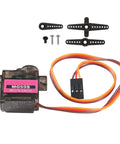 MG90S Micro Servo Pack 8 Pack 180 Degree 9G Geared Servos with metal gears and orange cables for RC planes, boats, and robots.