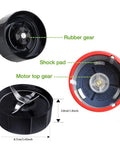 18-Piece Cup and Blade Replacement Set For Magic Bullet Blender MB1001 250W showing rubber gear and shock pads