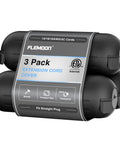 Three Pack Outdoor Extension Cord Safety Cover With Waterproof Seal And Weatherproof Electrical Box Black