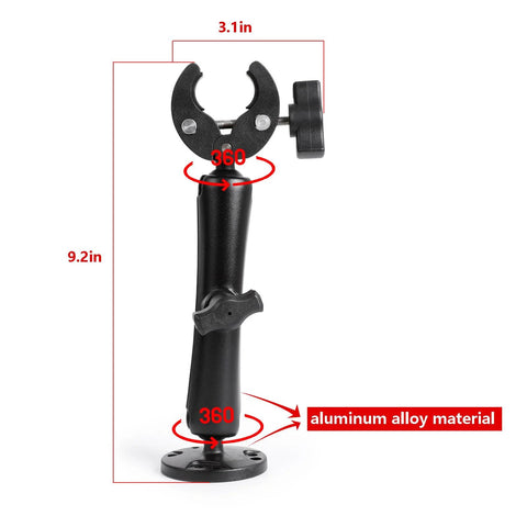 Heavy Duty Trolling Motor Stabilizer Mount For Terrova Riptide Terrova Ulterra PowerDrive Built Tough 360 Degree Anti Vibration Shaft Clamp