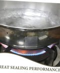 Aluminum Epoxy Patch Tape For Pots And Pans Nonstick Leak Stop Tape 10 Sheets shown sealing pot on stove