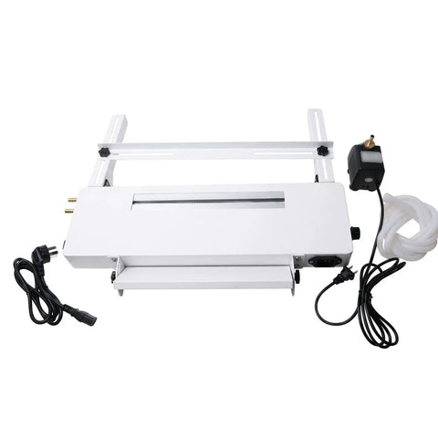 Heavy Duty 110V Acrylic Bending Machine With Reliable Water Cooling System And Beefed Up Aluminum Frame keeps plastic strips secure.