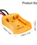 DIY RC Car Battery Adapter Converter Kit For 20V Batteries Includes 12AWG Wire And Wire Terminal ABS Shell Fuse Switch A 6 Piece
