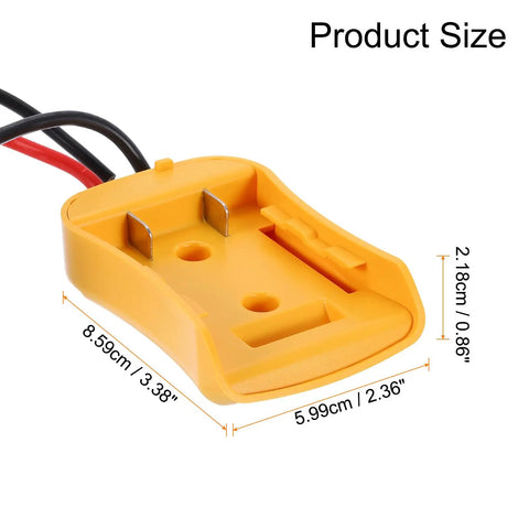 DIY RC Car Battery Adapter Converter Kit For 20V Batteries Includes 12AWG Wire And Wire Terminal ABS Shell Fuse Switch A 6 Piece