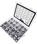 24 Values 430 Pcs SMD Aluminum Electrolytic Capacitors Assortment Kit With 10V 16V 25V 35V 50V Series in plastic box