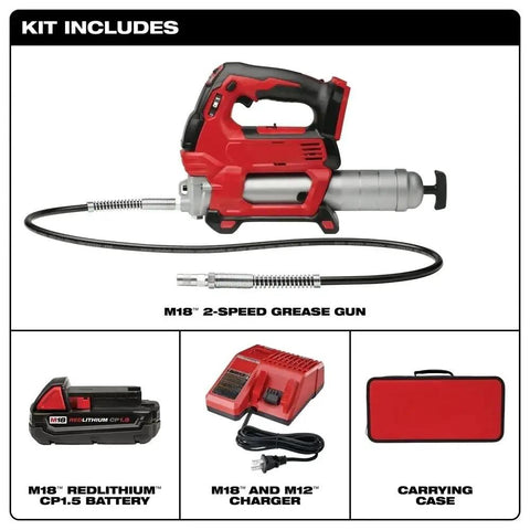 Pro Grade Cordless Grease Gun Kit With 48 Inch Flexible Hose And 2 Speed Drive For Heavy Duty Maintenance Built Like A Tank Works Like A Charm Solid Setup For Every Garage Hustle