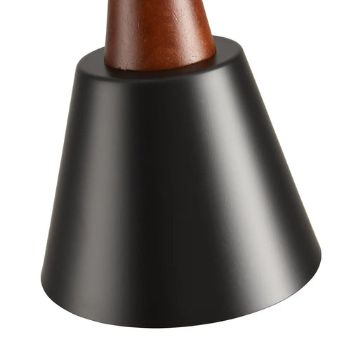 Top Tier Black Pendant Lights Set Of Two Slick Wooden Dome Fixtures For Kitchen Island Or Rustic Barn close-up of black wood dome shade.
