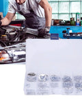 Top Picks 304 Stainless Steel Retaining Rings Set With Durable E-Type Fasteners For Home And Projects, Sizes From One Point Two To Fifteen Millimeters Heavy Duty Hardware Kit in storage box.