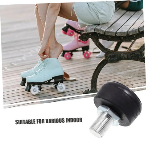 Two Pack Roller Skate Brake Stopper Toe Stops for Quad Skates Replacement Parts Durable High Elastic Rubber Brakes for skating